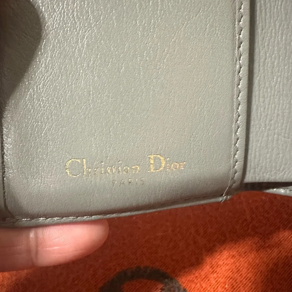 CHRISTIAN DIOR ❤️🌟OBLIQUE SADDLE LOTUS FOLDED WALLET⭐️
